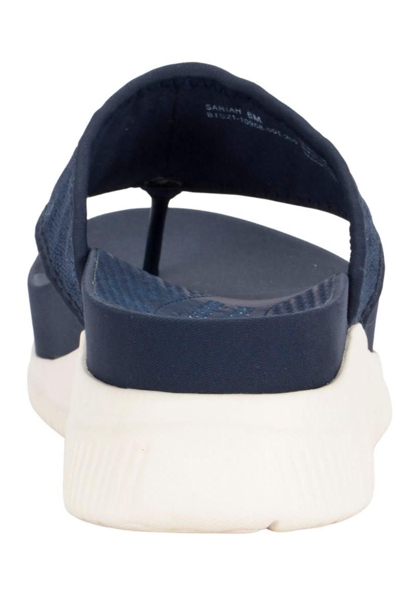 Sariah Posture Plus Wedge Thong Sandals