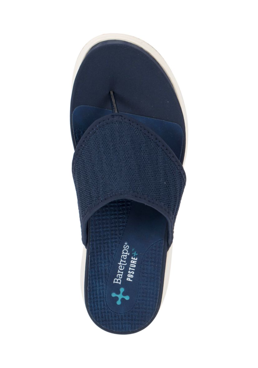 Sariah Posture Plus Wedge Thong Sandals