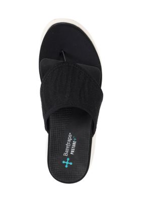 Sariah Posture Plus Wedge Thong Sandals