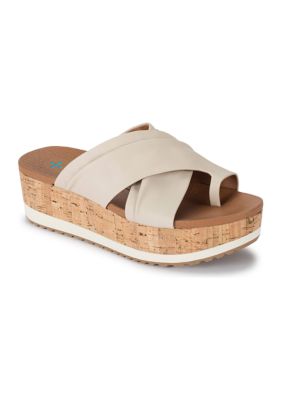 BareTraps Holly Platform Wedge Sandals | belk