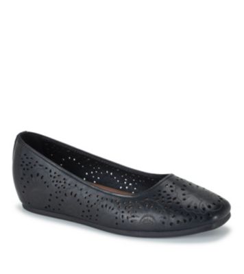 Baretraps Women's Chika Casual Flat, Black, 8.5M