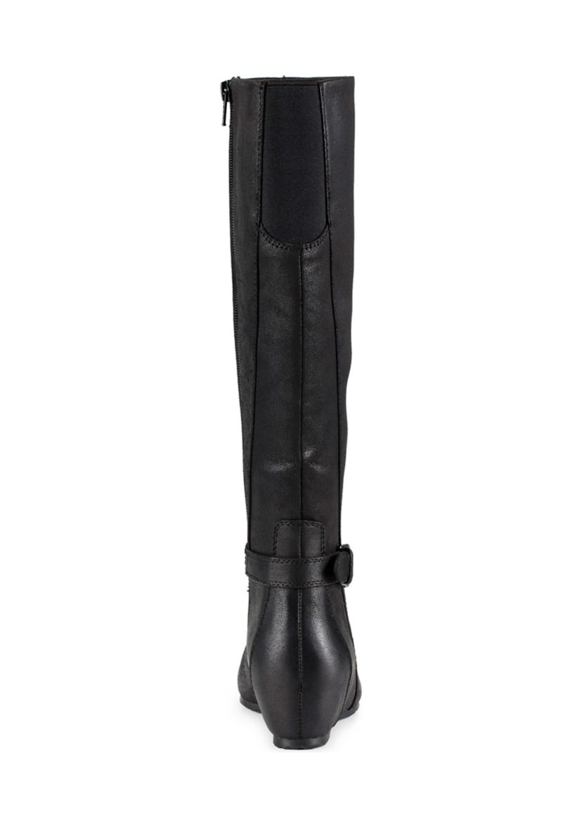 Sammy Wedge Boots - Wide Width Wide Calf