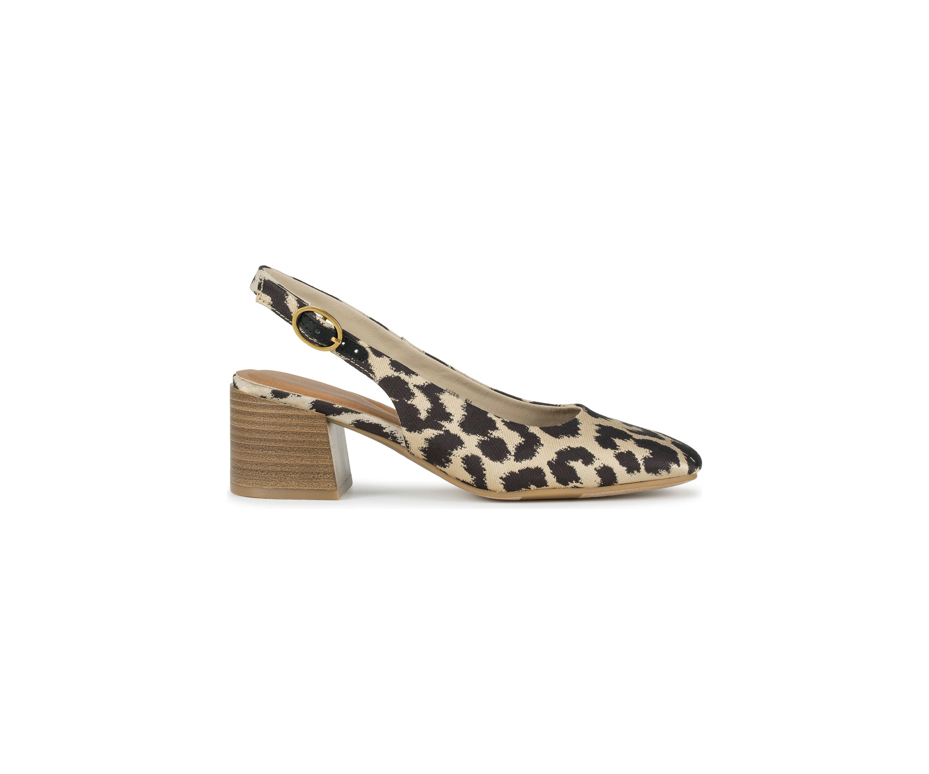 Ester Square Toe Slingback Heels