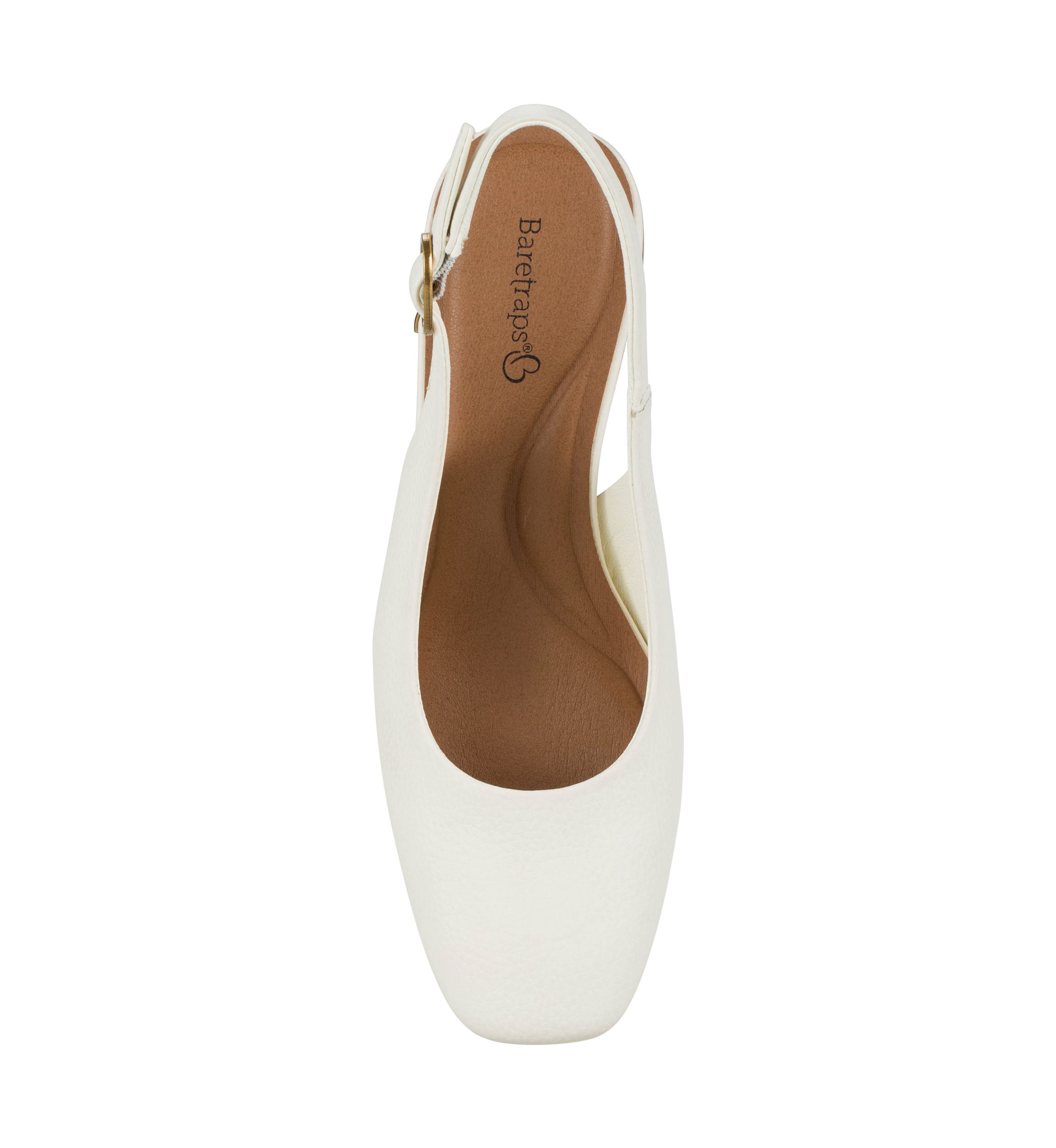 Ester Square Toe Slingback Heels