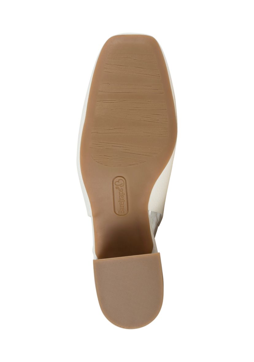 Ester Square Toe Slingback Heels