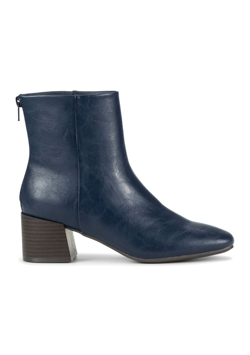 Womens Emilie Block Heel Booties