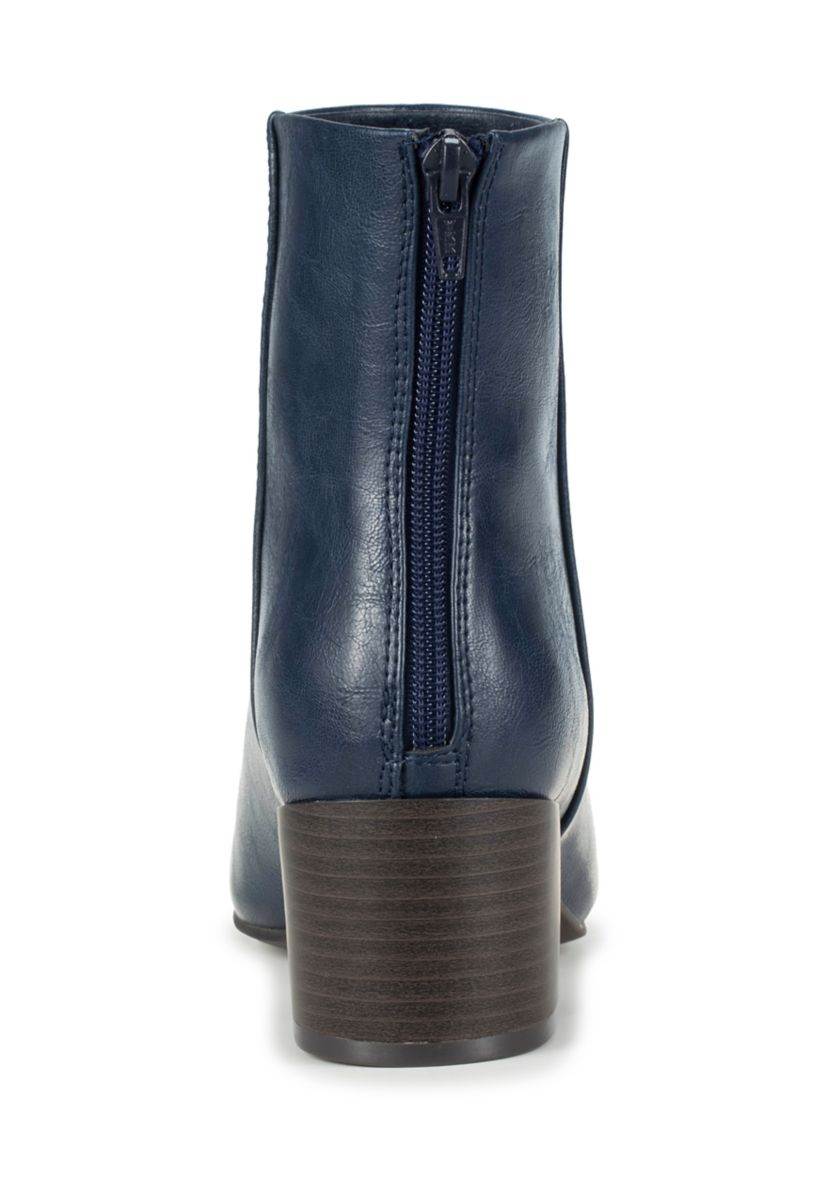 Womens Emilie Block Heel Booties