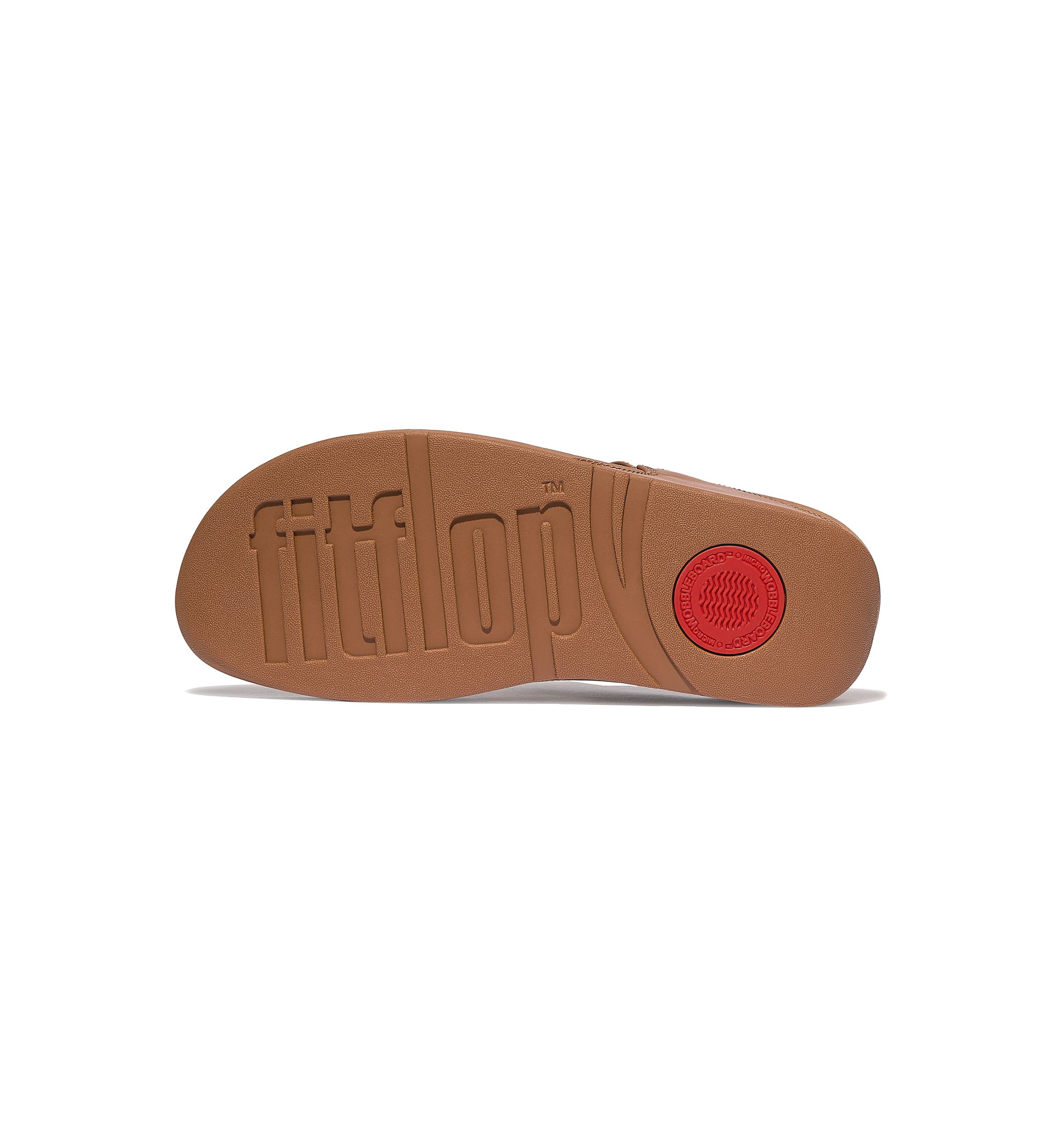 Lulu Square-Chain Leather Toe-Post Sandals 