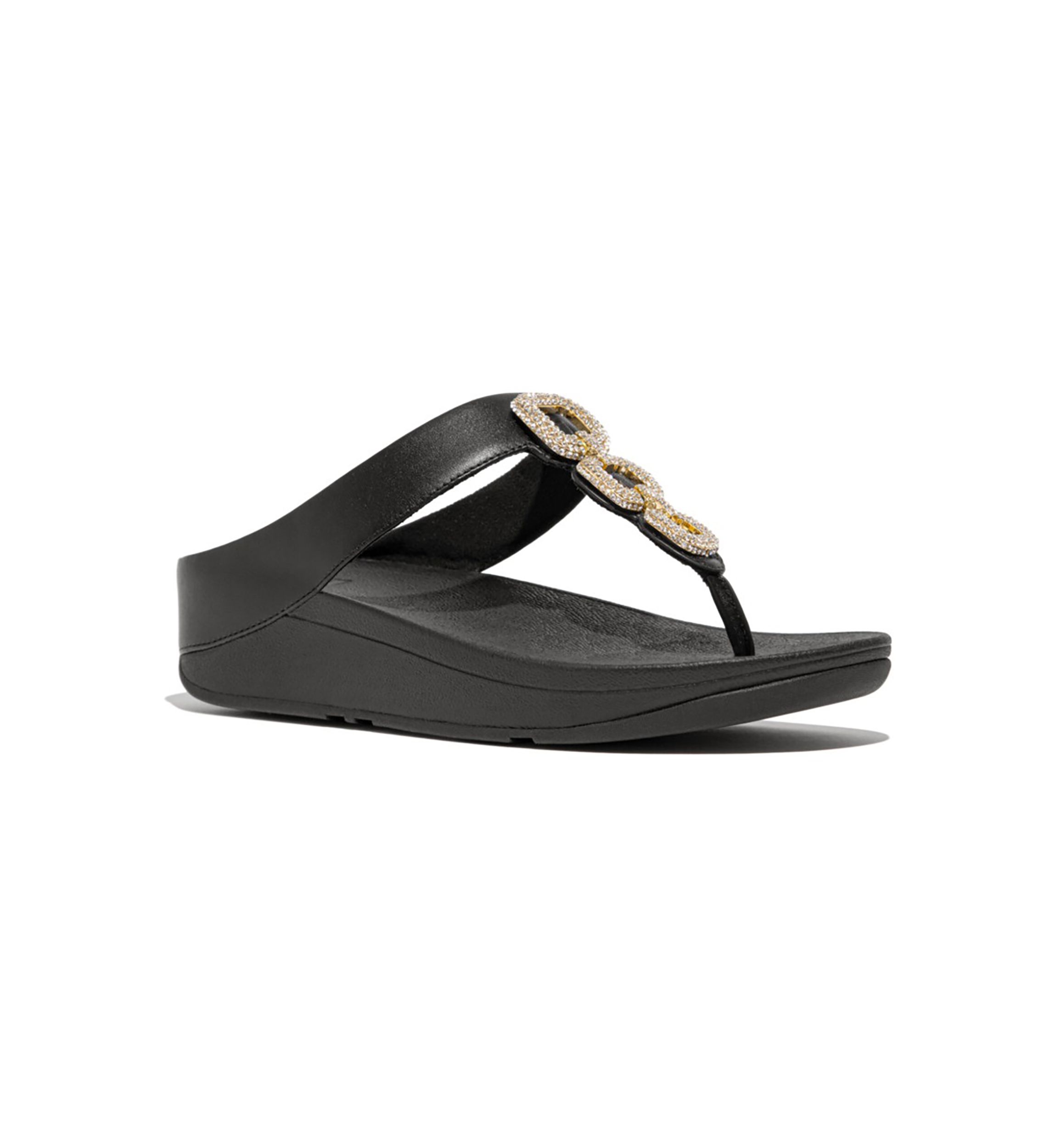 Fino Crystal Chain Sandals