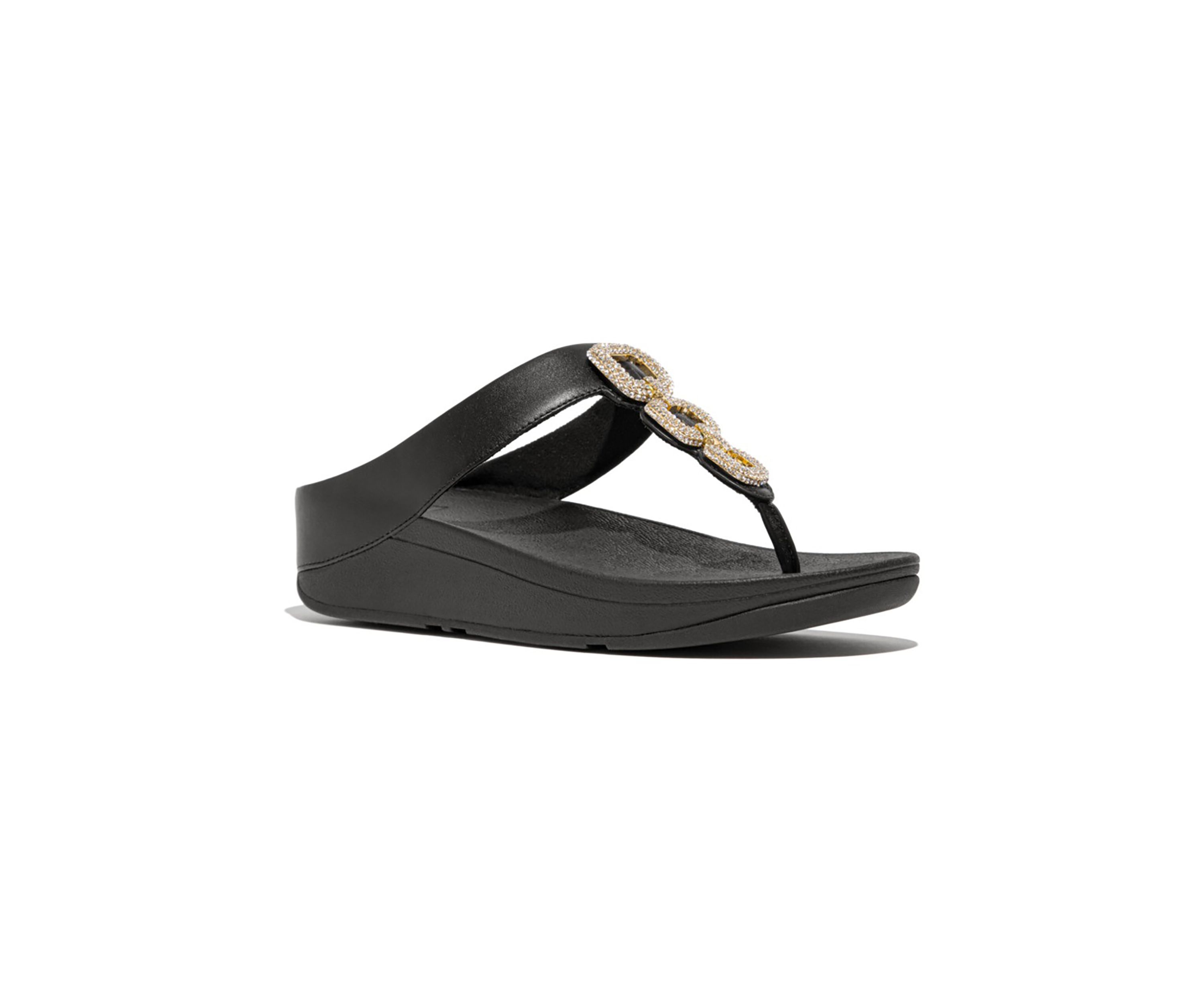 Fino Crystal Chain Sandals
