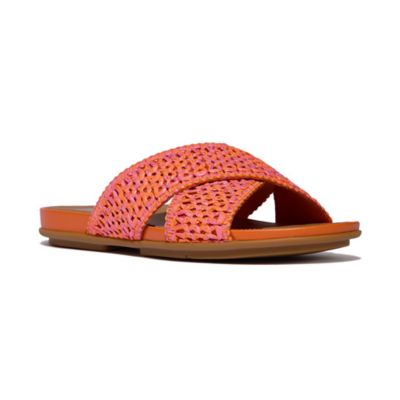 FitFlop Women's Gracie Woven Cross Slide Sandals