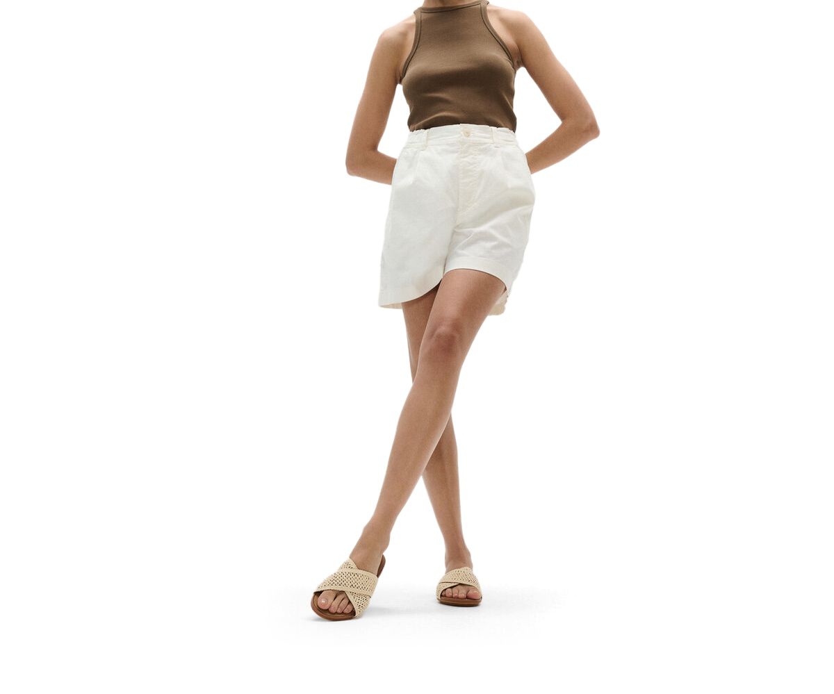 Gracie Woven Cross Slide Sandals