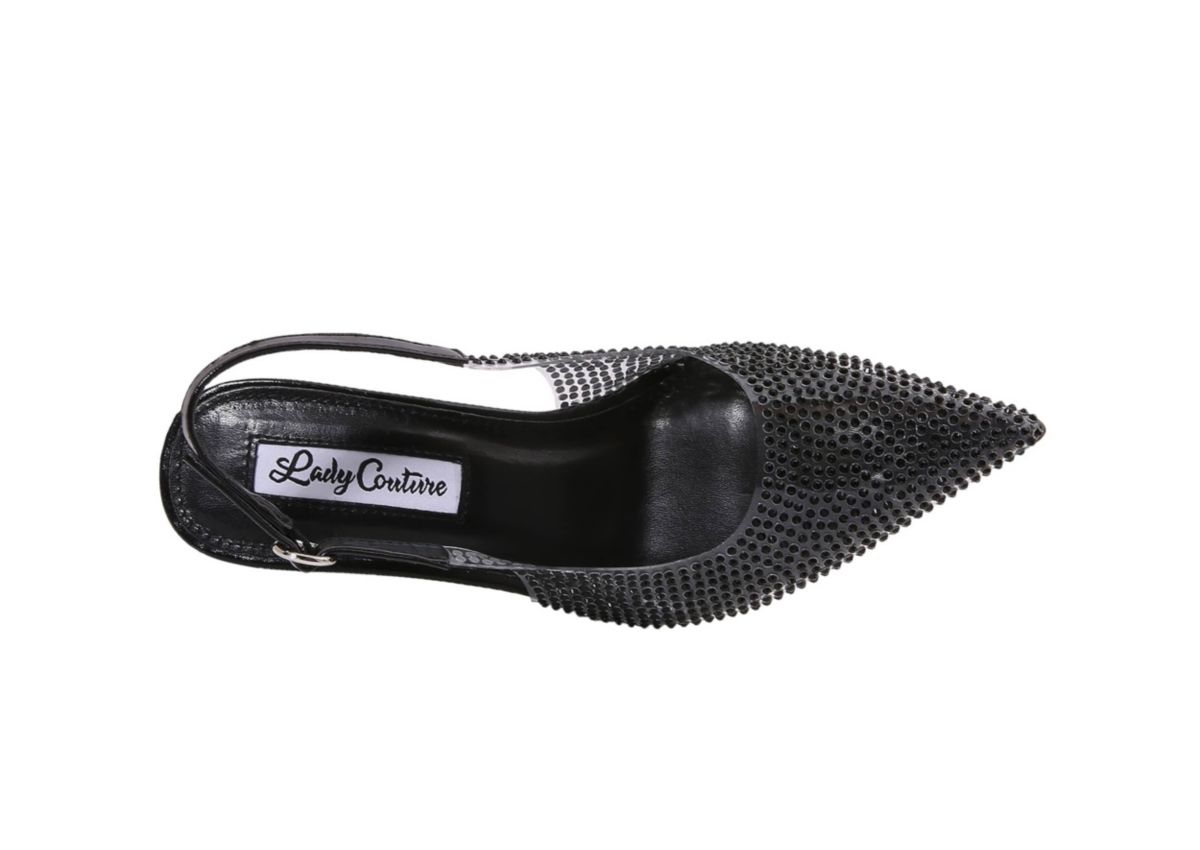 Irene, Clear Rhinestone Slingback