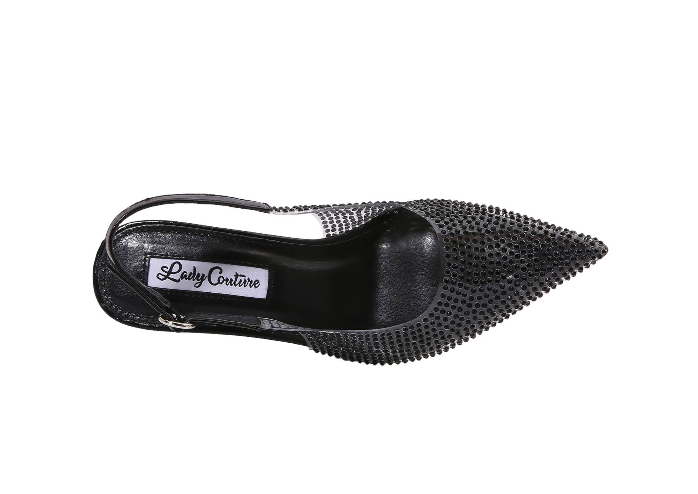 Irene, Clear Rhinestone Slingback