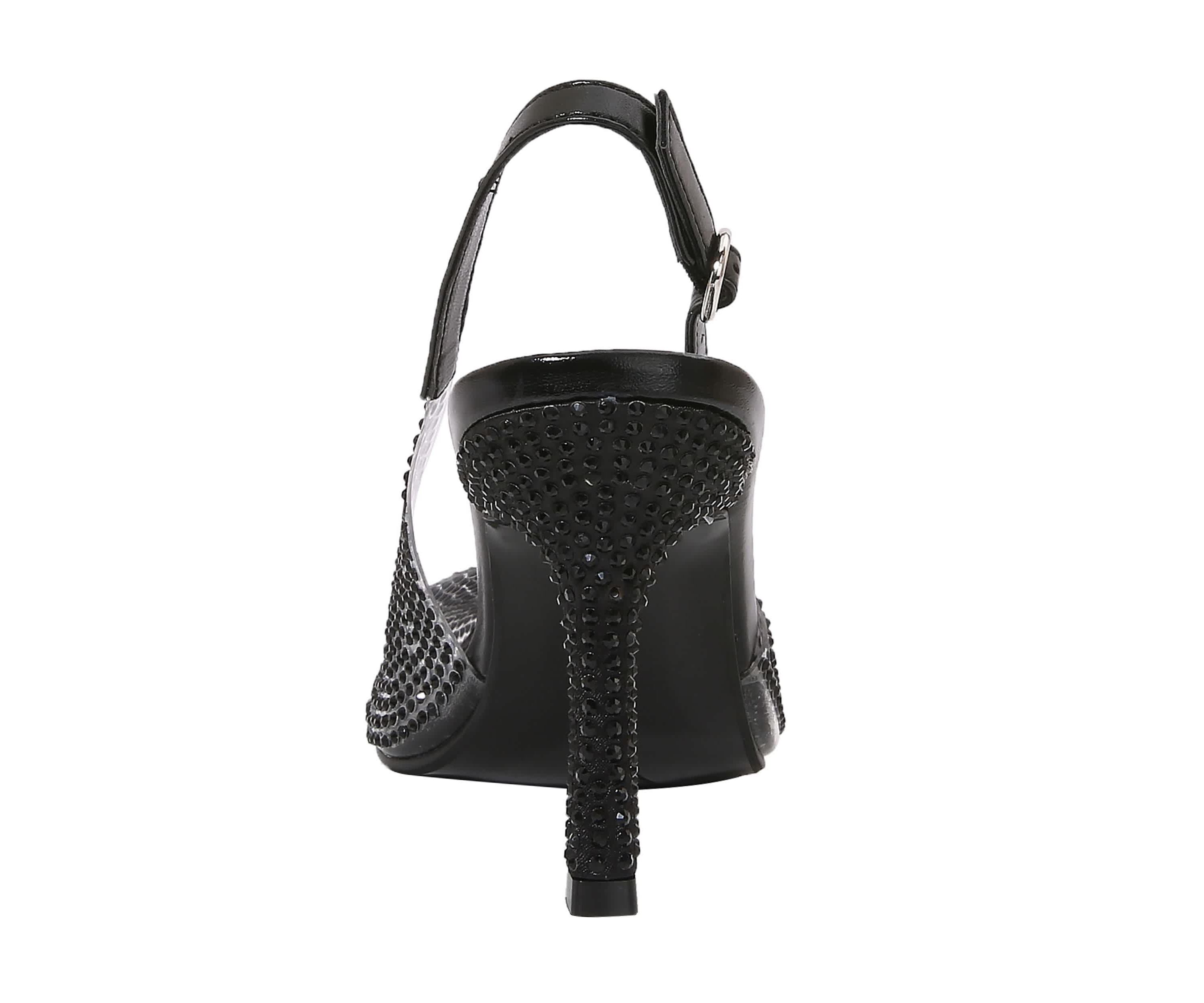 Irene, Clear Rhinestone Slingback