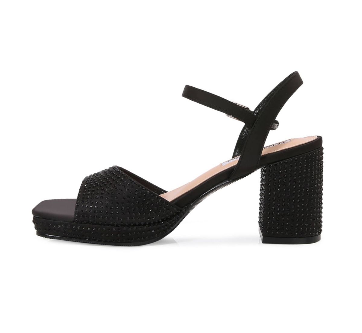 Judy, Rhinestone Platform Sandal