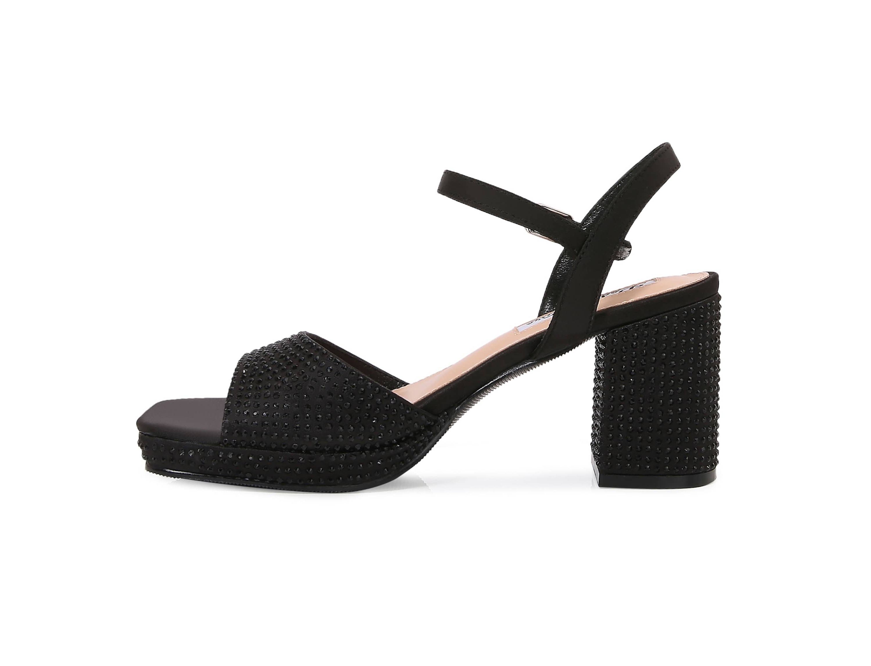 Judy, Rhinestone Platform Sandal