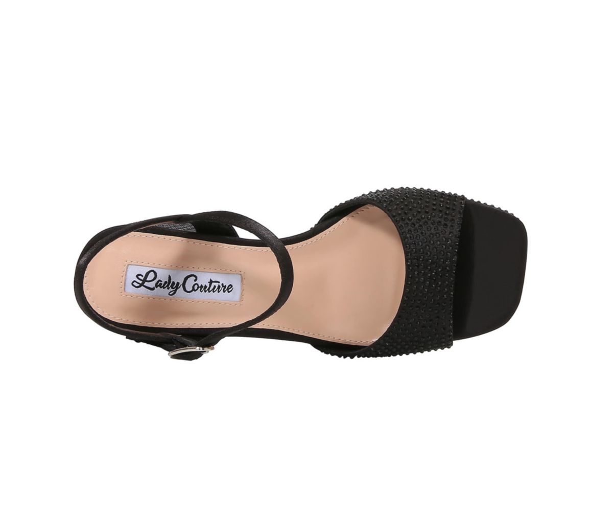 Judy, Rhinestone Platform Sandal