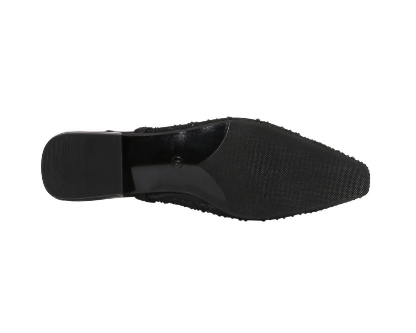 Kara, Rhinestone Mesh Flat