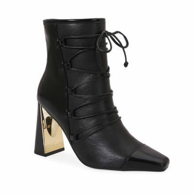 Ninety Union Women's Farah Lace Up Metal Heel Bootie