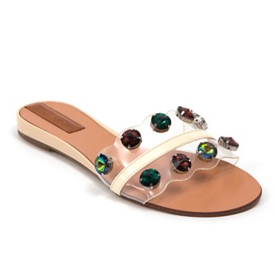 Ninety Union Women's Bora Bora Lucite Flat Sandal
