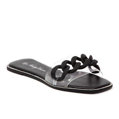 Ninety Union Women's Tampa Flat One Band Lucite Slide