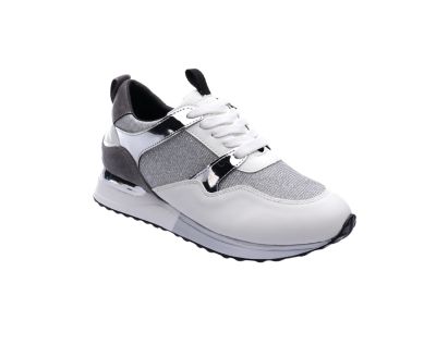 Ninety Union Women's Solo Fashion Athletic Sneaker With Metallic Trim