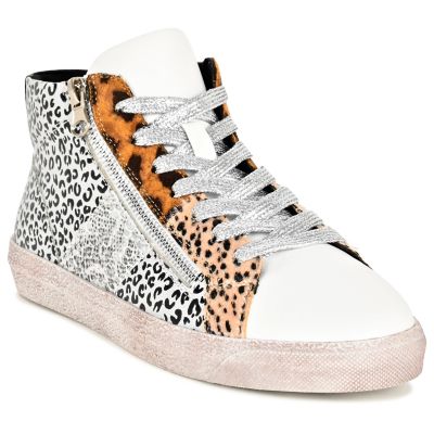 Ninety Union Women's Mia High-Top Animal Print Sneaker