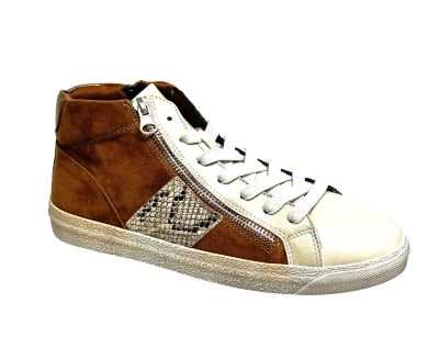 Ninety Union Women's Bliss Mixed Texture High Top Fashion Sneaker