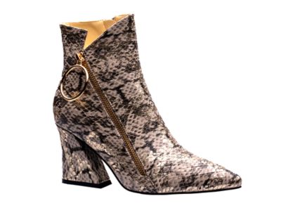 Ninety Union Women's Classic Fashion Bootie With Zipper & Ring Tap