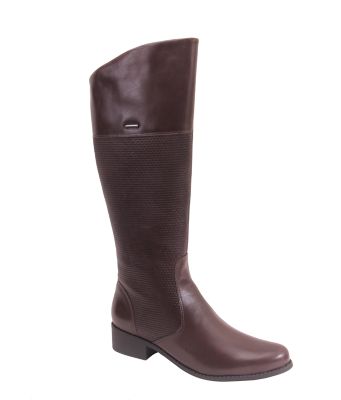 Ninety Union Women's Billie Leather Riding Boot, Brown, 11M