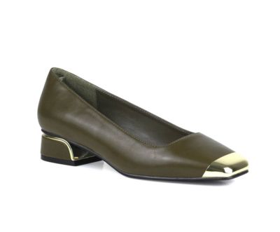 Ninety Union Women's Eagle Metallic Heel Cap Toe Flat, 5M