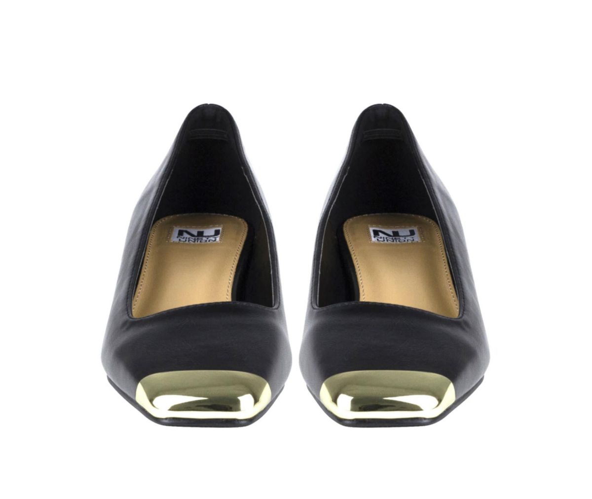 Eagle, Metallic Heel Cap Toe Flat