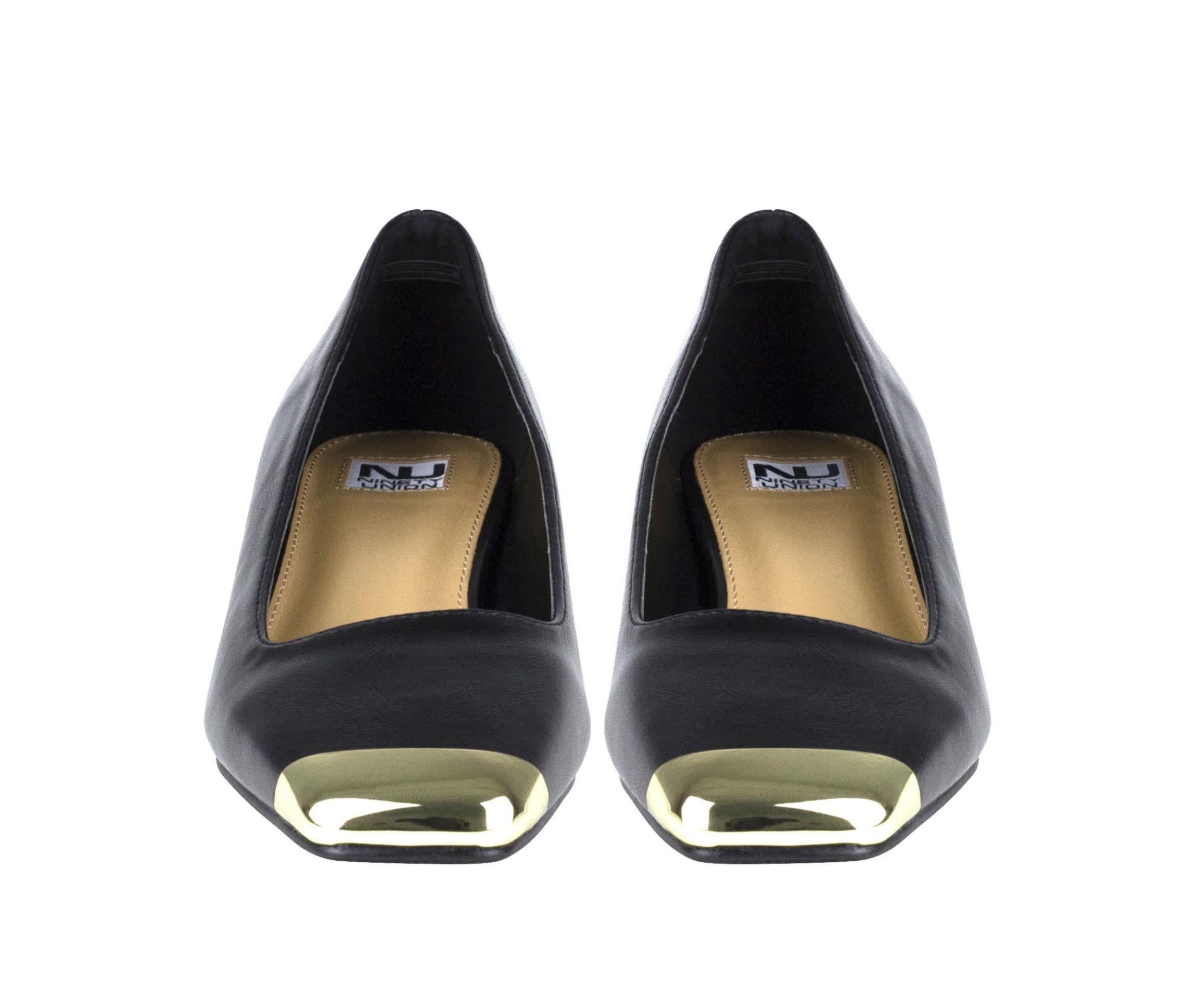 Eagle, Metallic Heel Cap Toe Flat