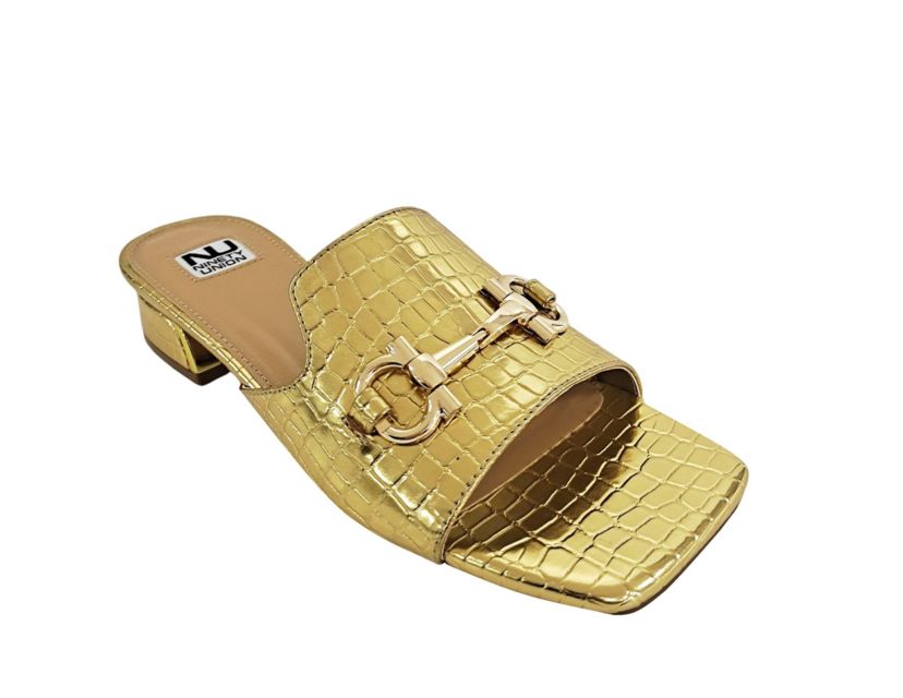 Expo, Open Toe, Metal Trim Heel Slide