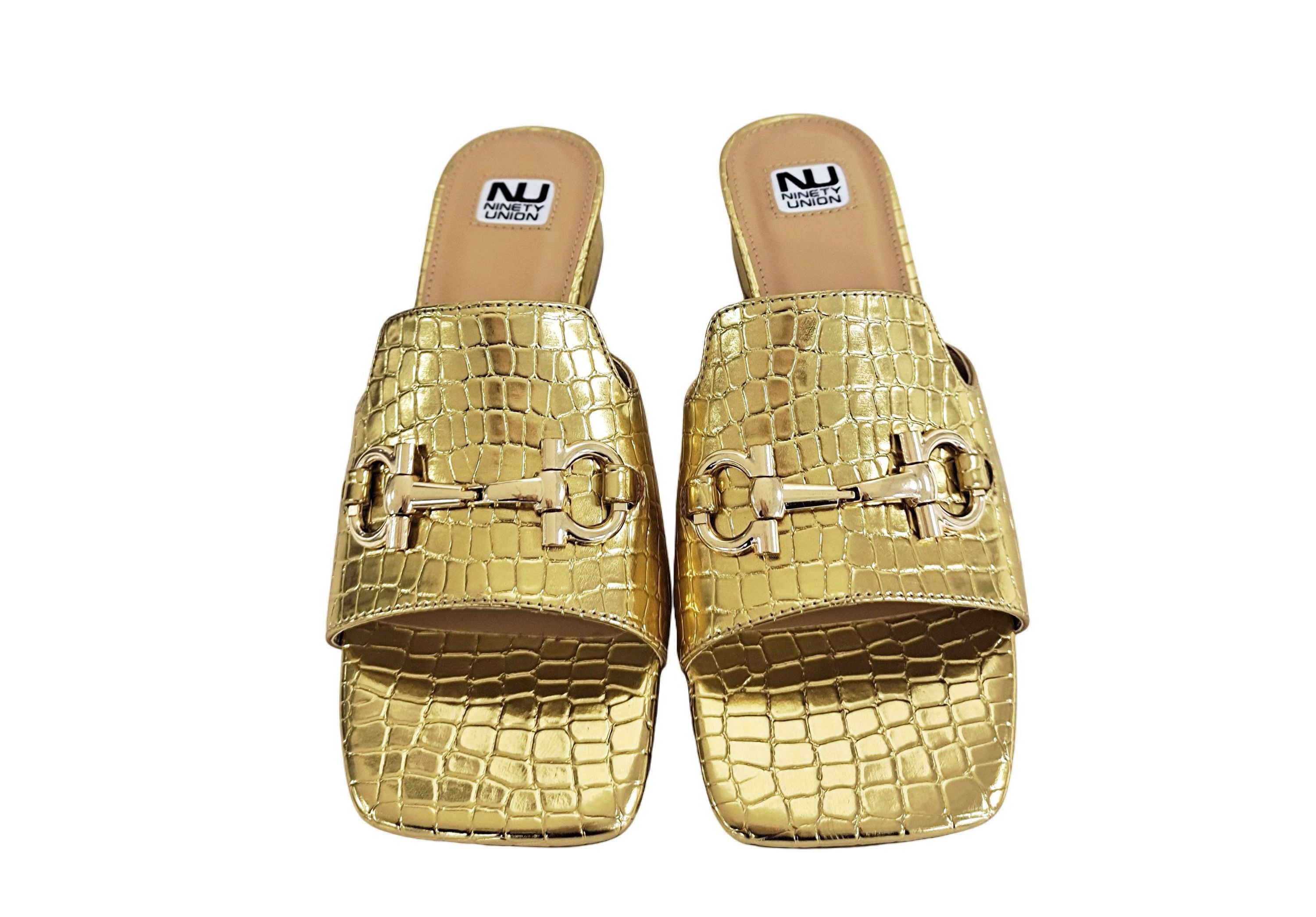 Expo, Open Toe, Metal Trim Heel Slide