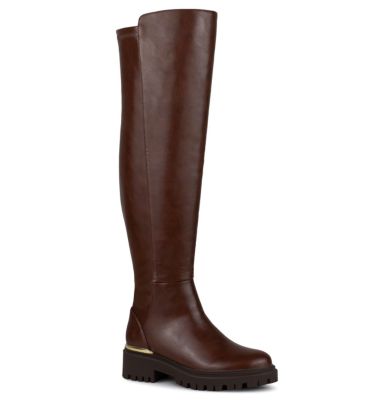 Ninety Union Women's Freeport Stretch Over The Knee Boot, Brown, 7M