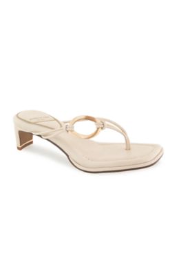 Kenneth Cole New York Women's Madrid Kitten Heel Thong Sandals