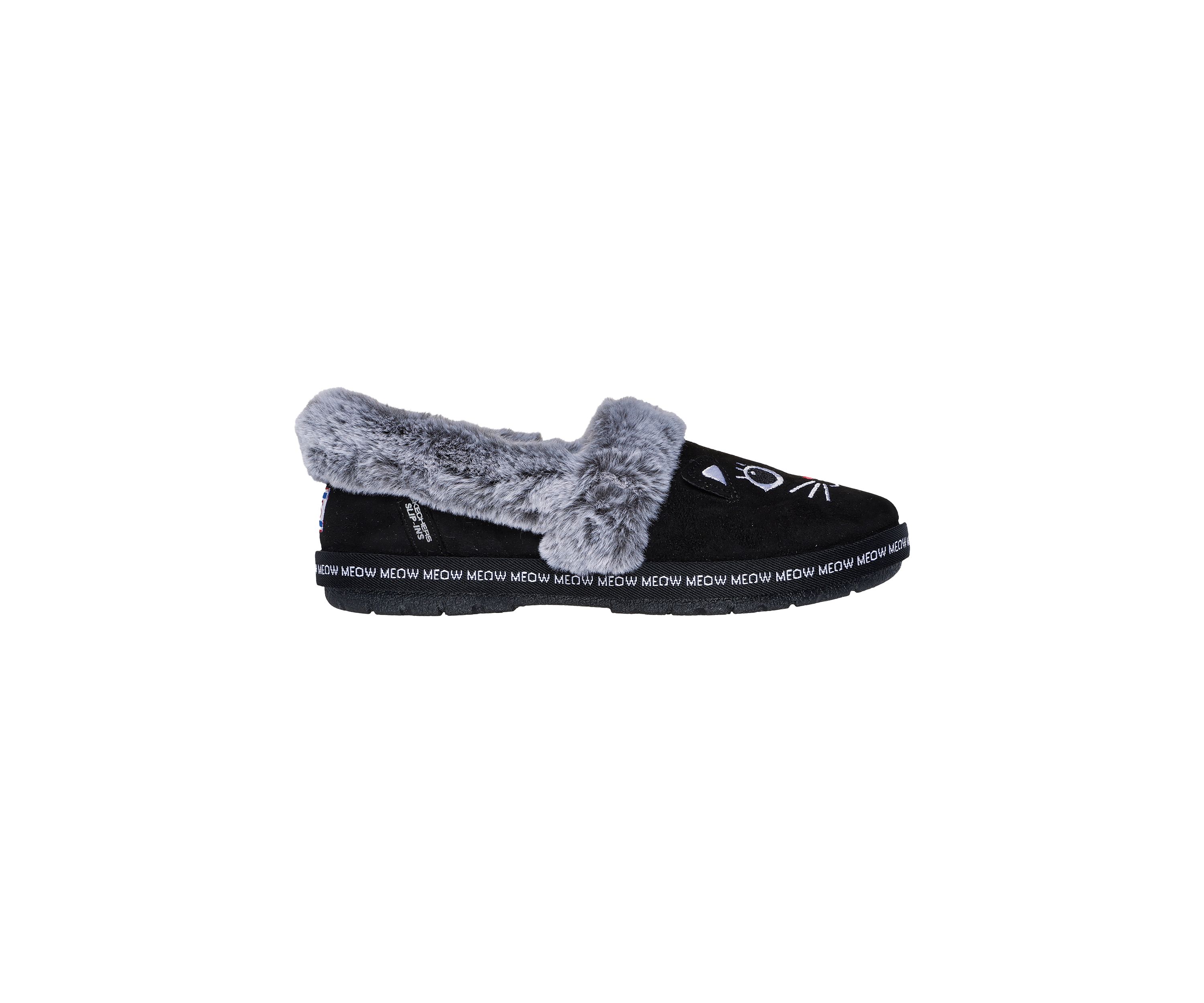 Womens Slip-ins®: Too Cozy - Meow PJs Slippers 