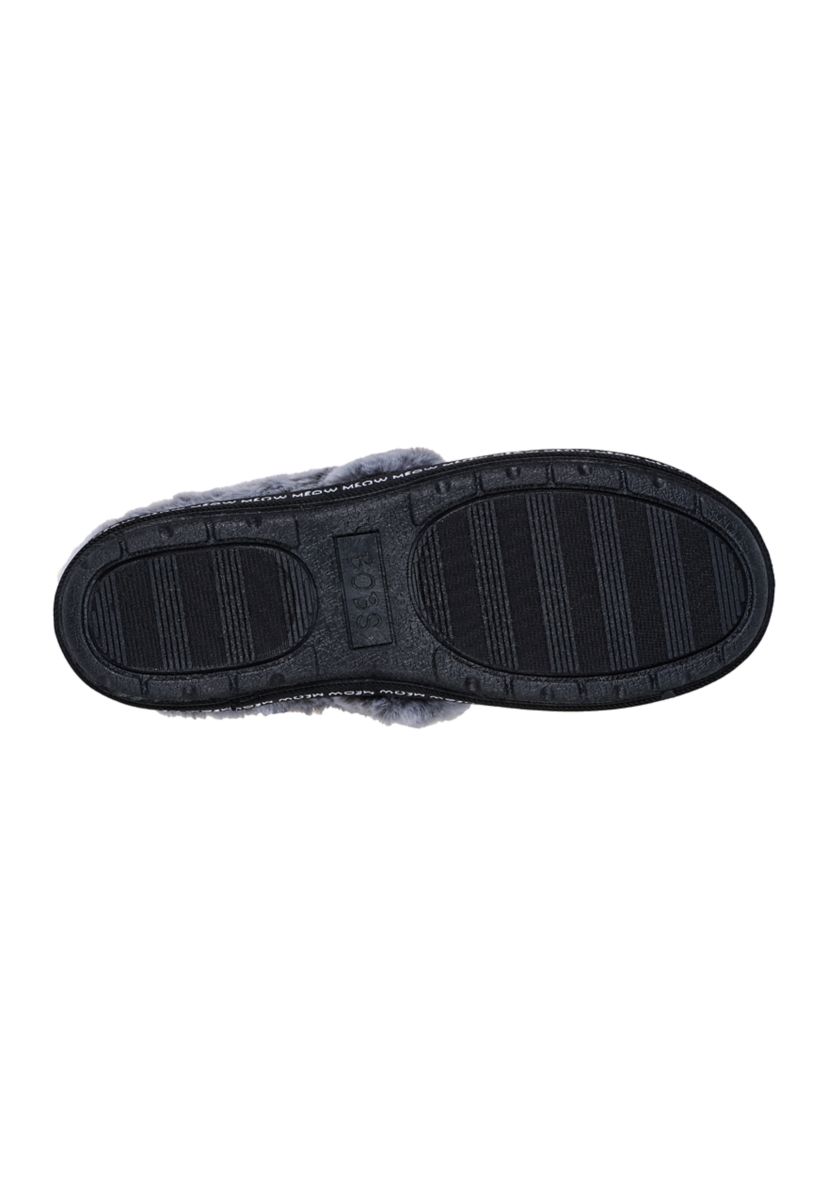 Womens Slip-ins®: Too Cozy - Meow PJs Slippers 