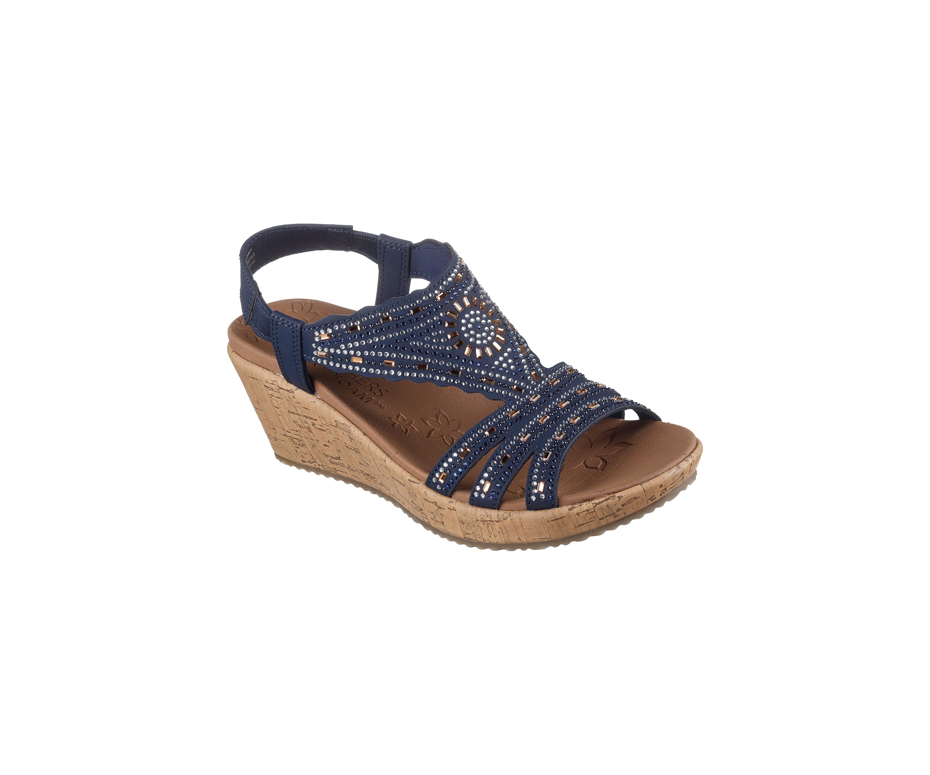 Beverlee Wedge Sandals - Dazzling Charm