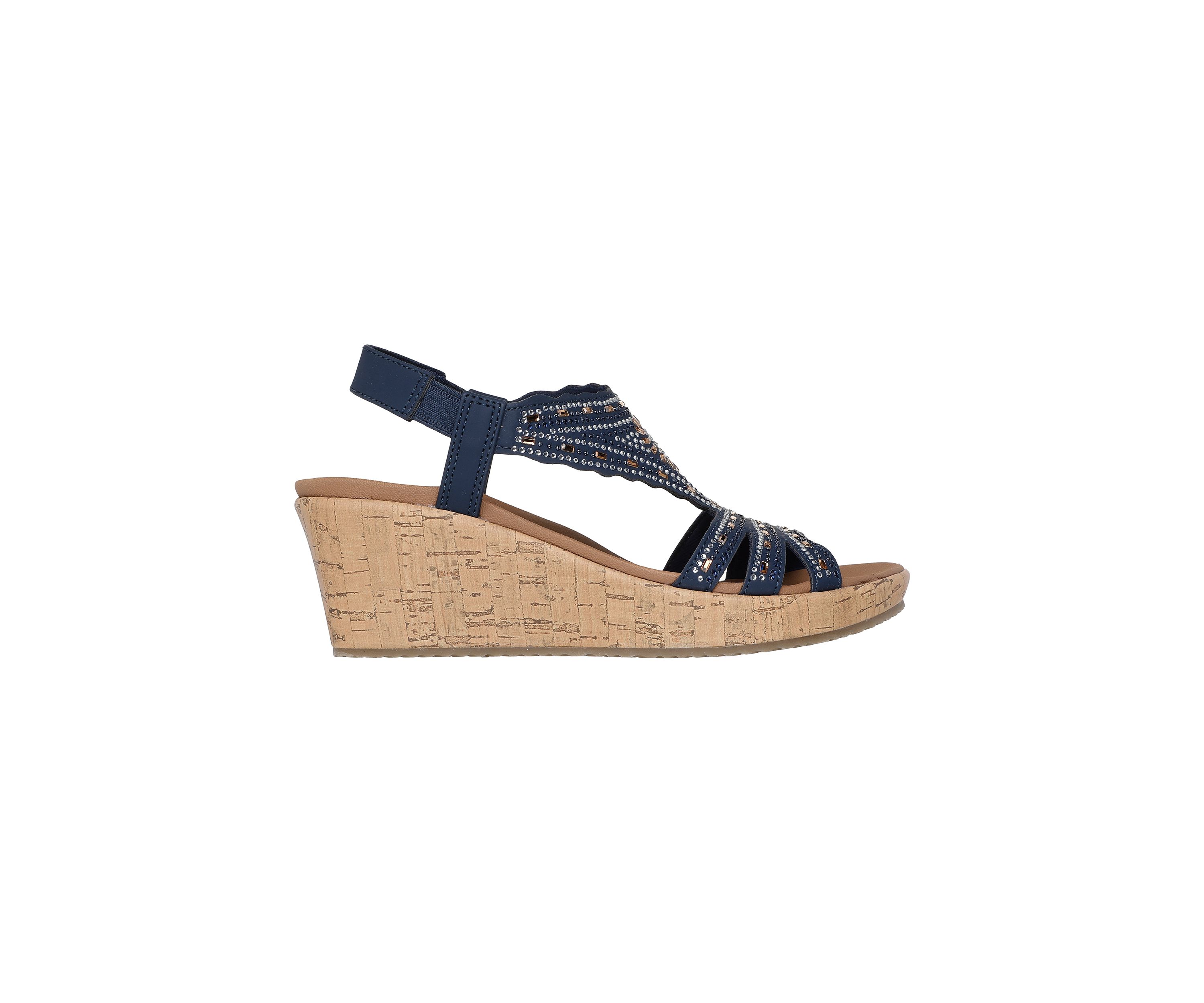 Beverlee Wedge Sandals - Dazzling Charm