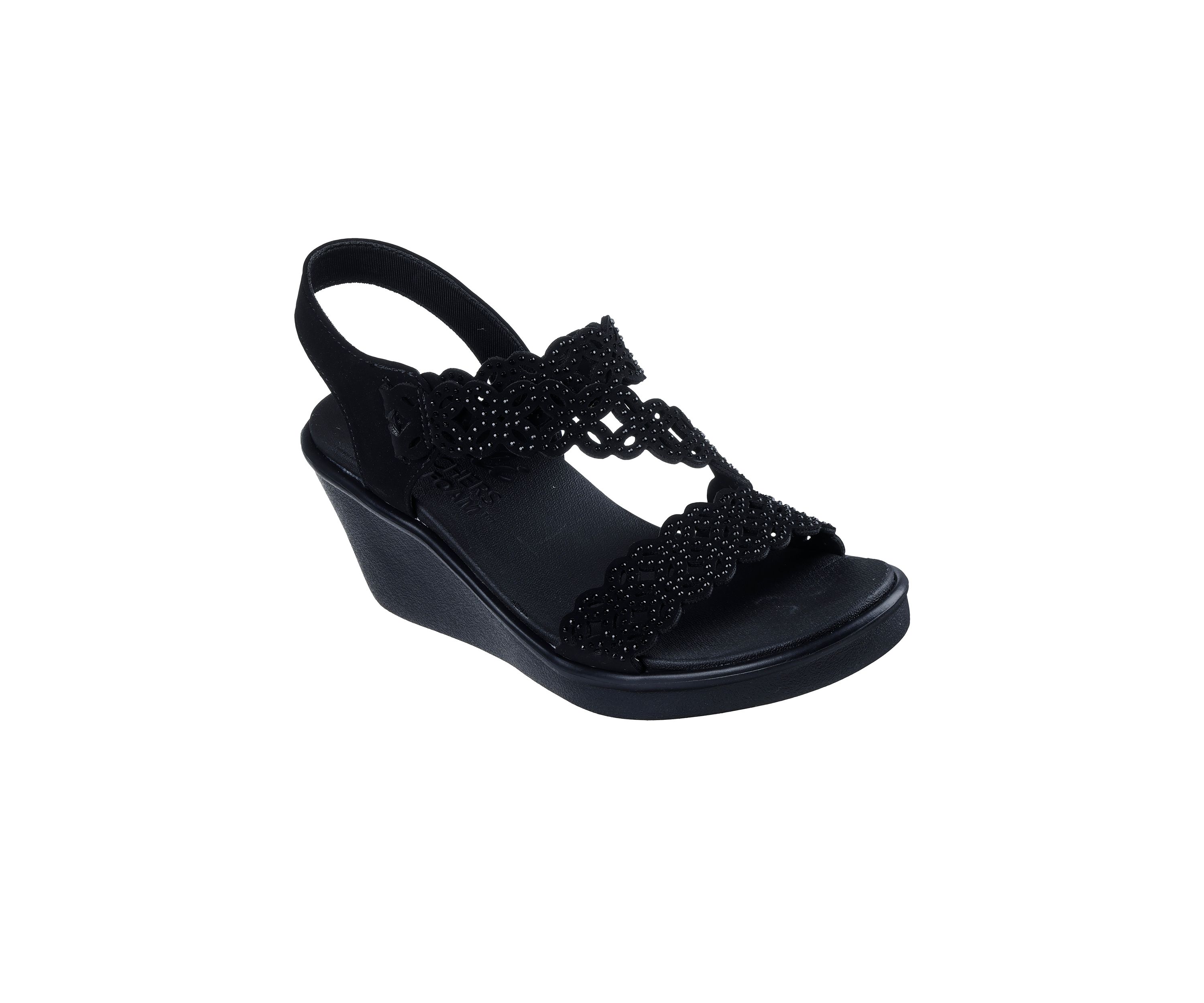 Rumble On Wedge Sassier Dayz Sandals - Wide Width