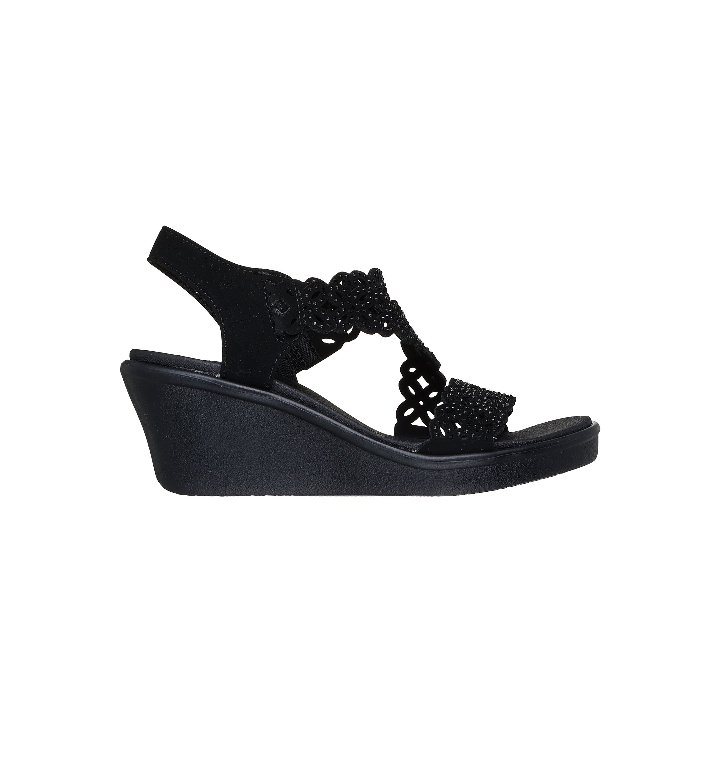 Rumble On Wedge Sassier Dayz Sandals - Wide Width