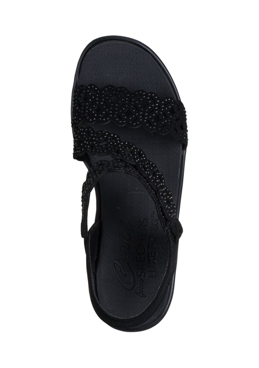 Rumble On Wedge Sassier Dayz Sandals - Wide Width