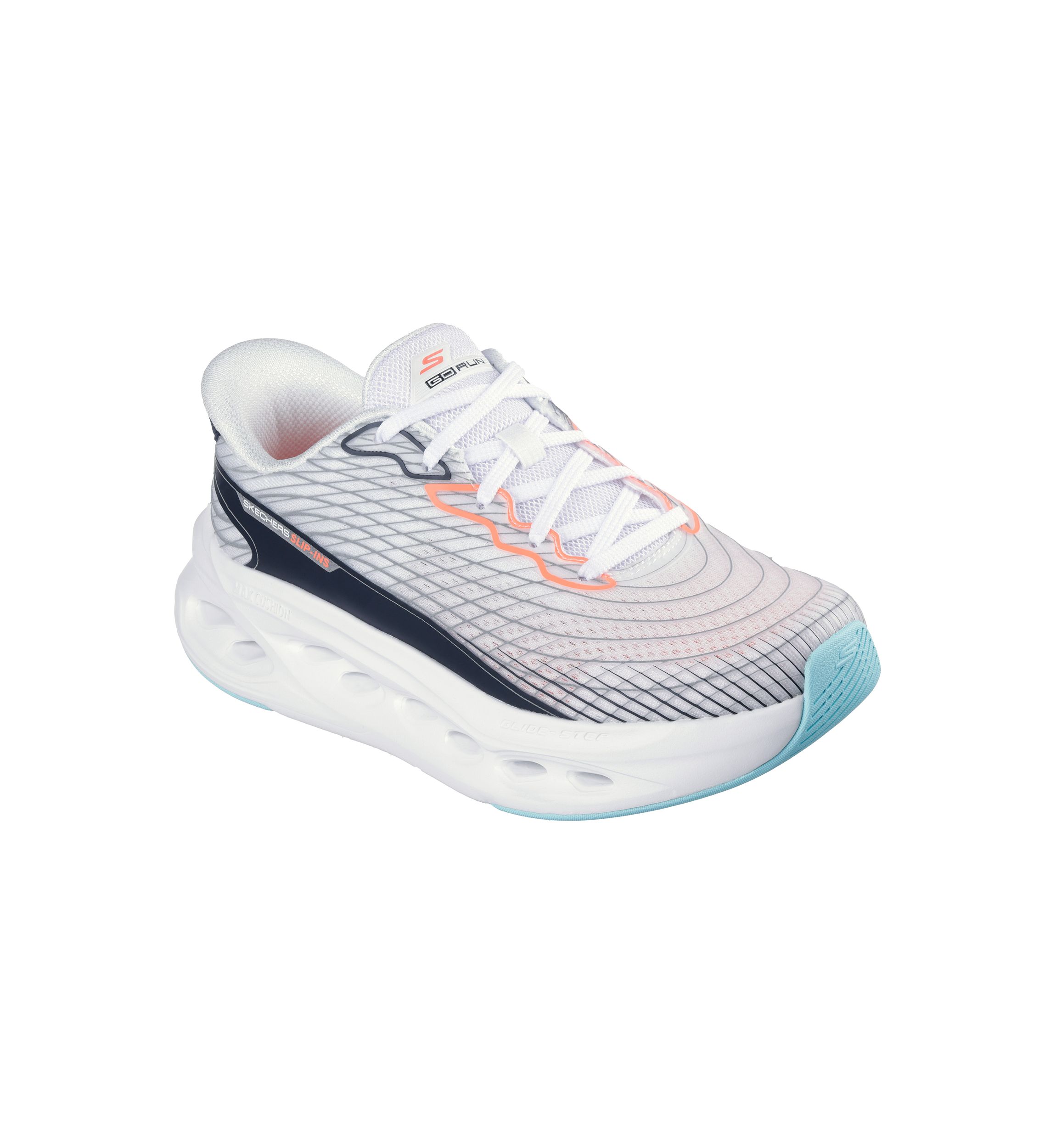 Womens Slip-ins: Max Cushioning Glide-Step Sneakers - SAPPHIRE