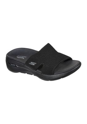 Skechers GOwalk Flex Arch Fit Vegan Washable Slide Sandals - Sweet