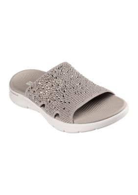 Womens Go Walk Flex Sandals - Glitz