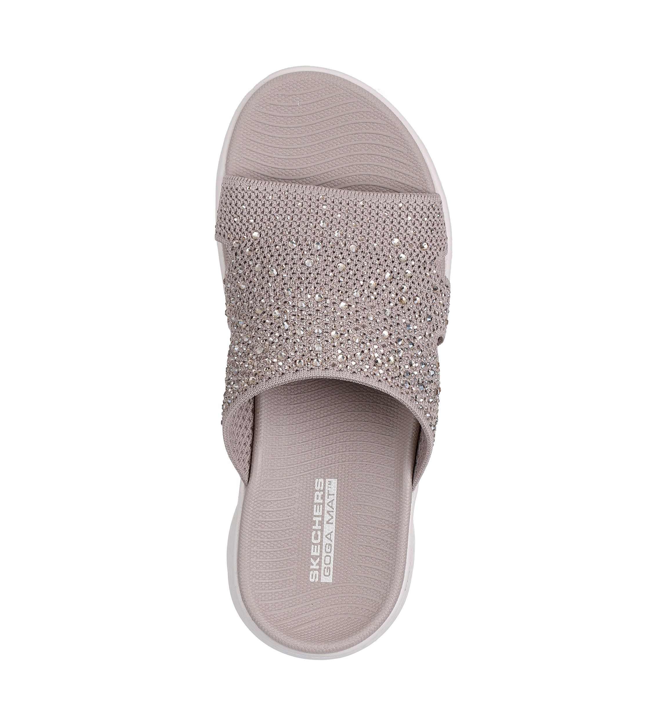 Womens Go Walk Flex Sandals - Glitz