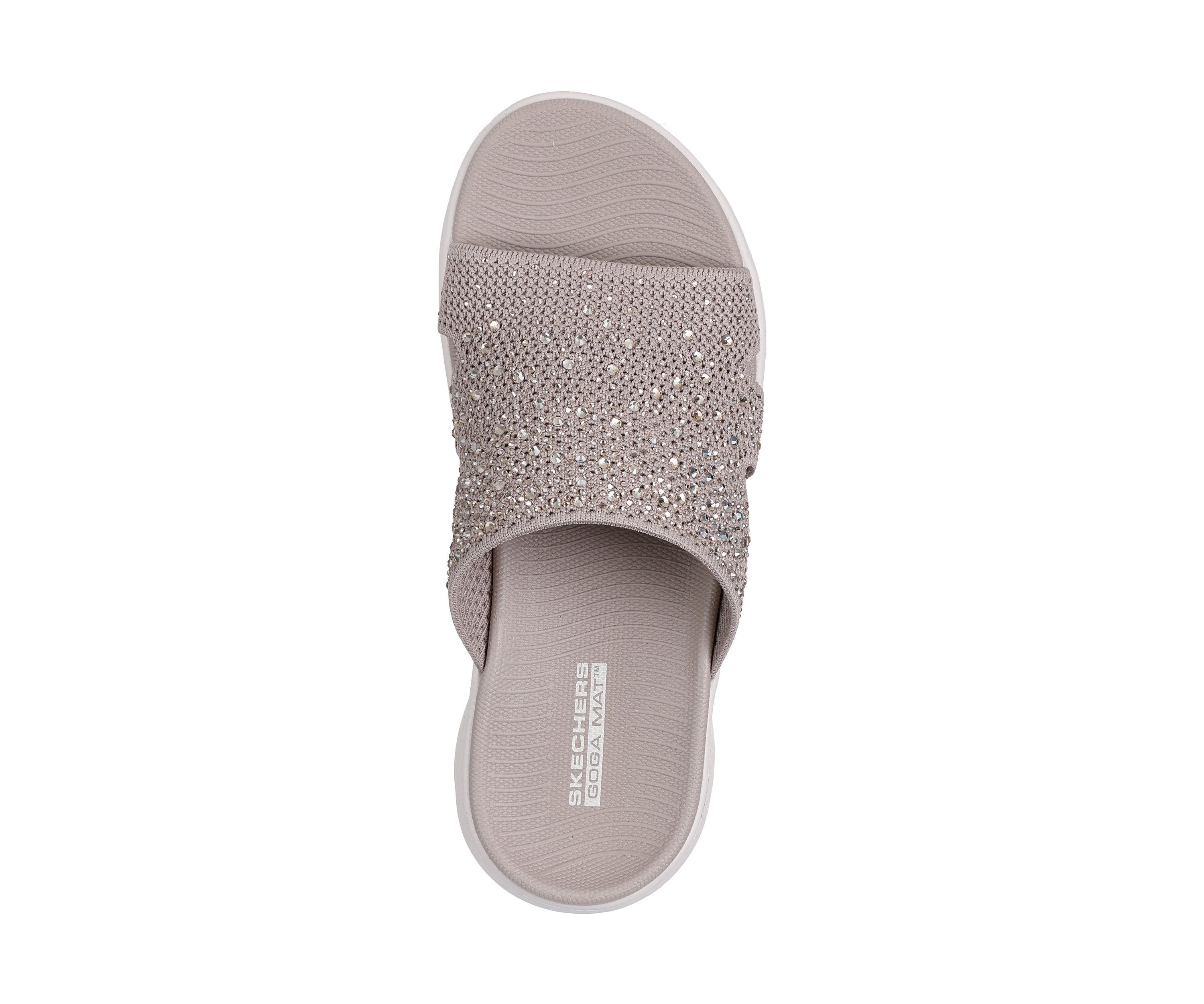 Womens Go Walk Flex Sandals - Glitz